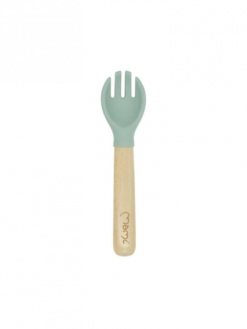 Set de table en silicone pour enfants MoMi AMI vert