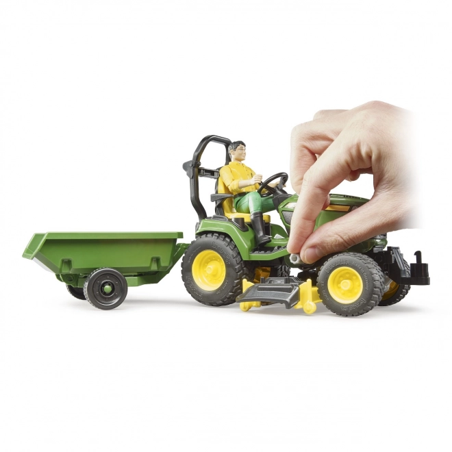 Tracteur de jardin Bruder John Deere X949 avec jardinier