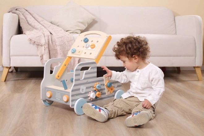 Établi mobile en bois