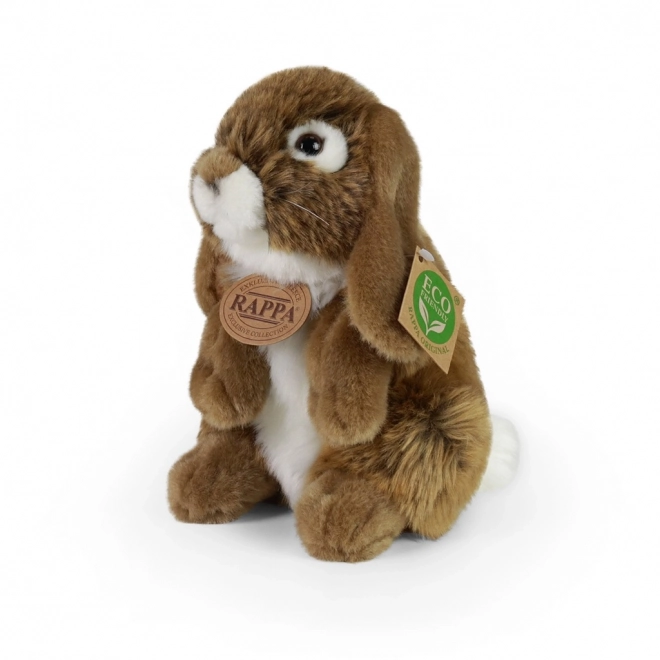 Lapin en peluche marron debout 18 cm ÉCOLOGIQUE