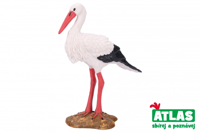 A - Figurine Cigogne 8,5 cm
