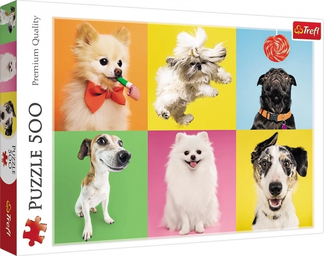 Puzzle Collage de Chiens 500 pièces - Trefl