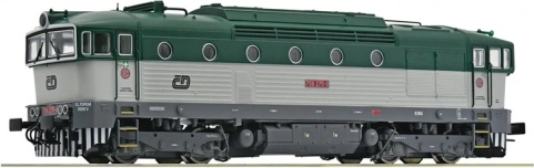 Locomotive diesel Roco ČD 750 « Brejlovec »