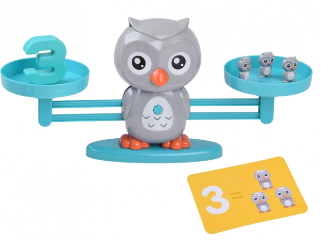 Jeu éducatif Hibou et balançoire à poids
