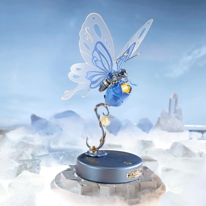 RoboTime 3D Puzzle mécanique Papillon Bleu