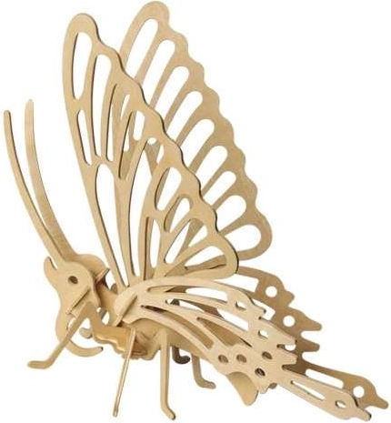 Puzzle 3D en bois Papillon