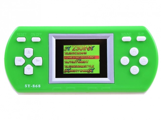 Console de jeu électronique de poche avec 230 jeux