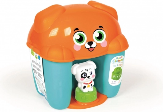 CLEMENTONI Soft CLEMMY boîte chiot – 6 briques souples