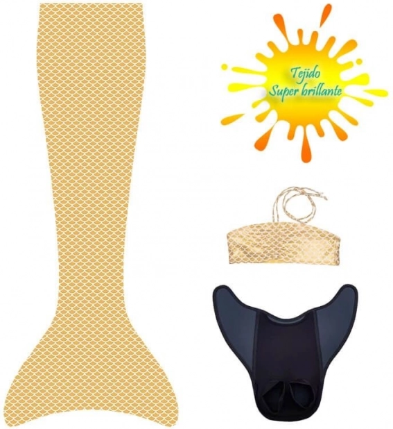 Ensemble avec nageoire et bikini Aquaris Sunny