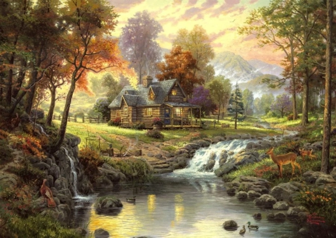 Puzzle "Refuge en montagne" 1000 pièces