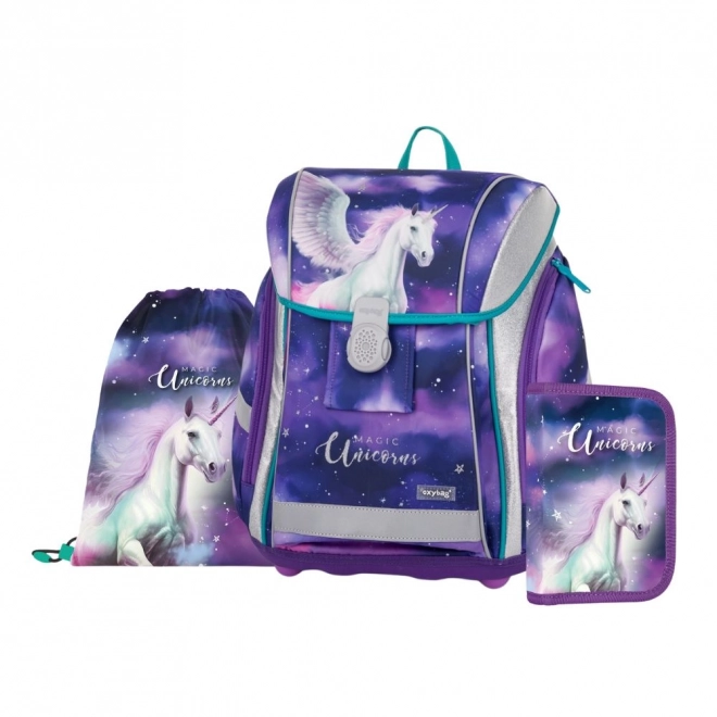 Školní Set Oxybag Premium Light Pegas - 3ks