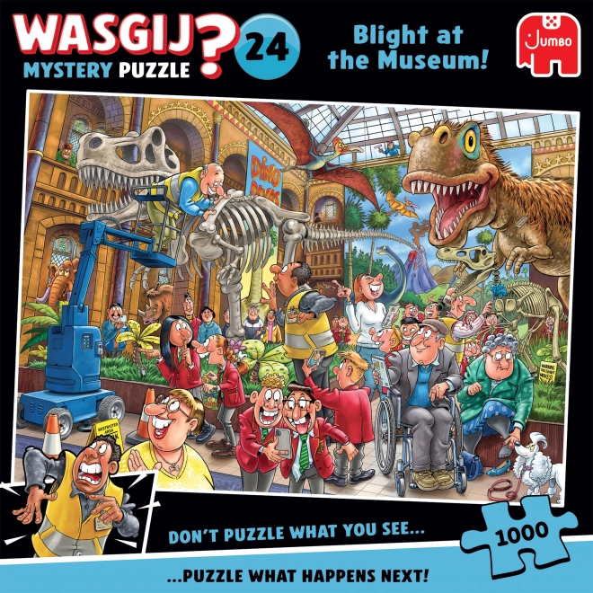 Puzzle JUMBO WASGIJ Mystery 24: Moisissure au musée 1000 pièces