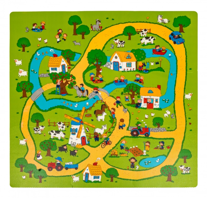 Tapis Puzzle Vie Rurale