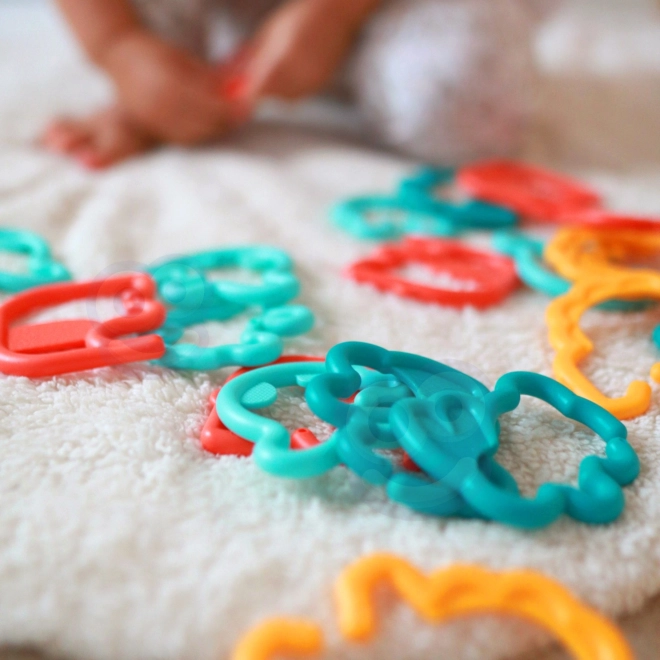 Woopie jouets sensoriels pour bébés - chaîne animale 24 pcs