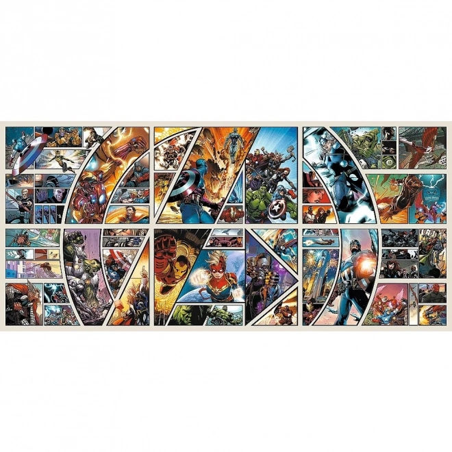 Puzzle 9000 pièces Marvel à travers l'Univers des Comics
