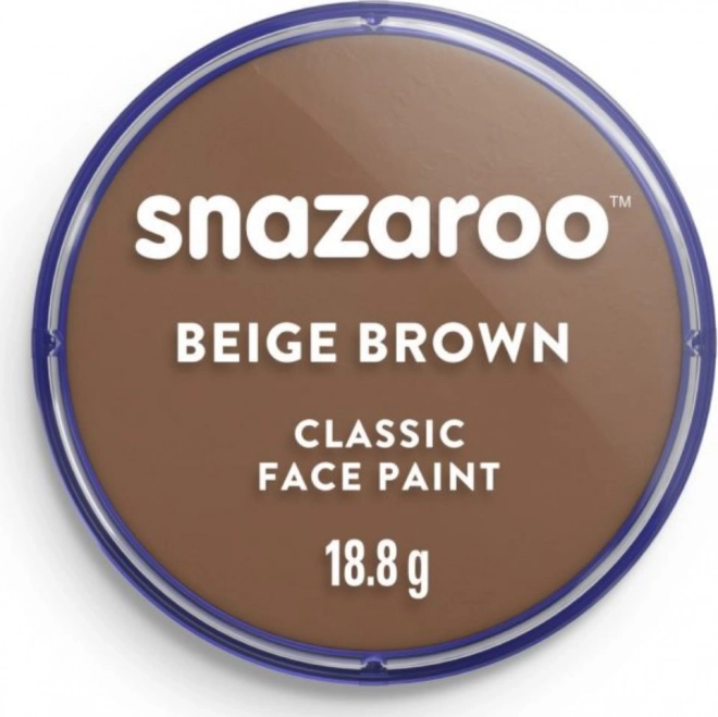 Snazaroo Peinture pour Visage Beige Marron 18 ml