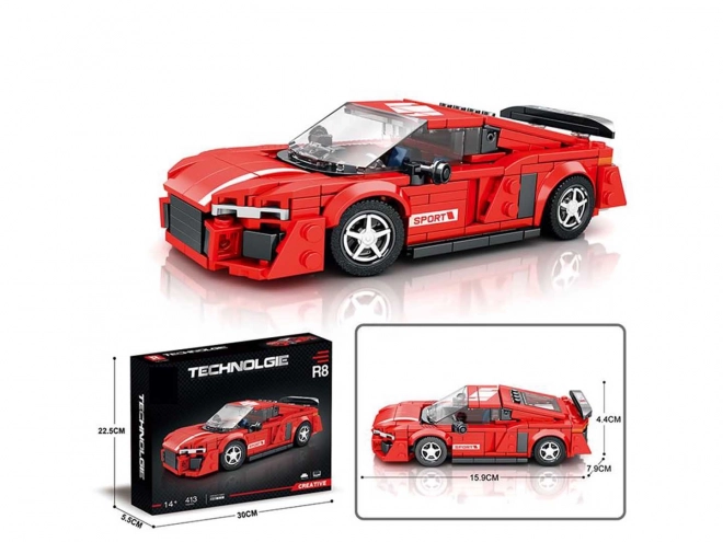 Kit de construction Reobrix 681 Voiture de sport 413 pièces