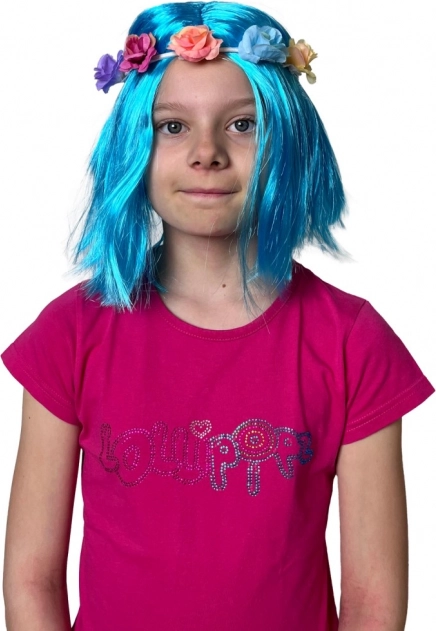 Look bleu éclatant comme LOLLIPOPZ