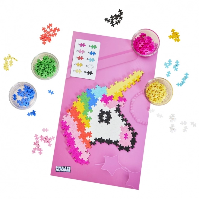 Plus-Plus Assemble par numéros - Licorne 250 pcs
