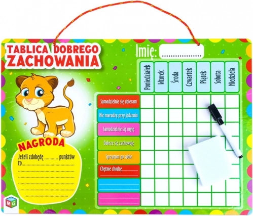 Tableau de bon comportement MULTIGRA