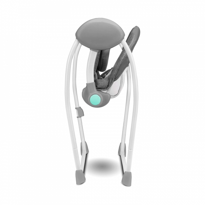 Fauteuil à bascule pour bébé Ruben gris et turquoise