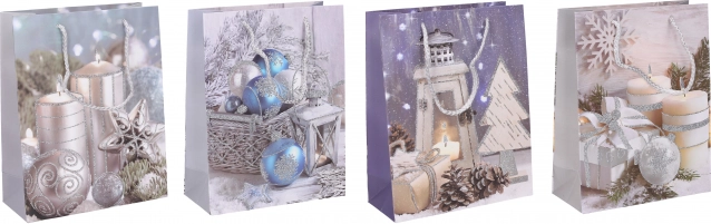 Sac cadeau de Noël taille S 18 × 23 × 8 cm