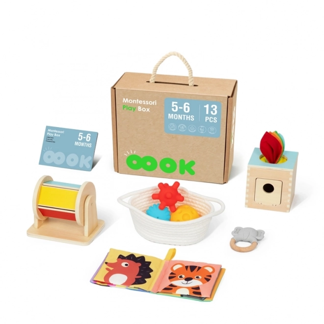 Grande boîte éducative Montessori Tooky Toy 6 en 1