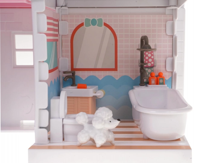 Maison de poupée avec accessoires