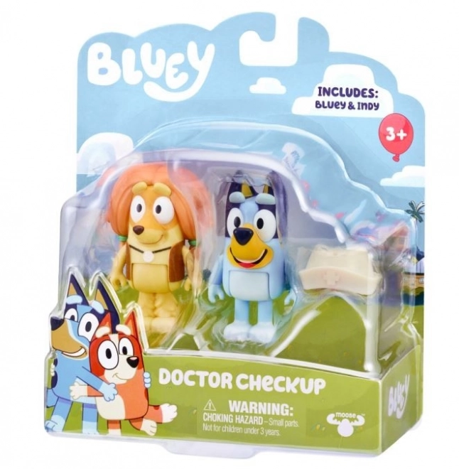 Ensemble de figurines Bluey Examen médical