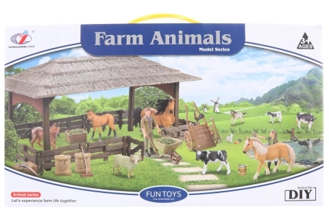 Ensemble d'animaux domestiques de la ferme
