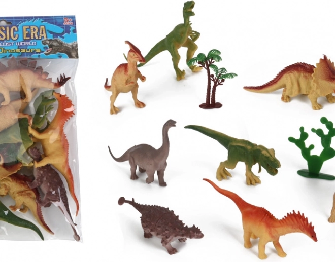 Ensemble de dinosaures en plastique – 10 pièces