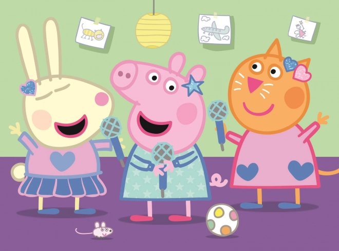 TREFL Puzzle Peppa Pig : Karaoké 20 pièces
