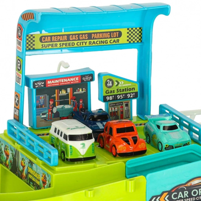 Circuit automobile interactif avec volant