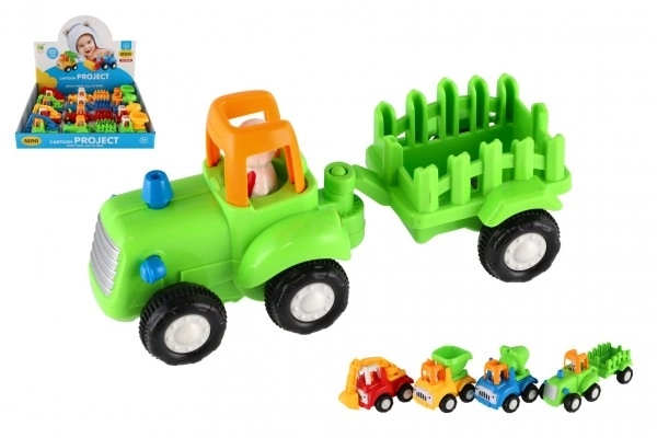 Jouets de construction et agricoles à inertie, mixte de types