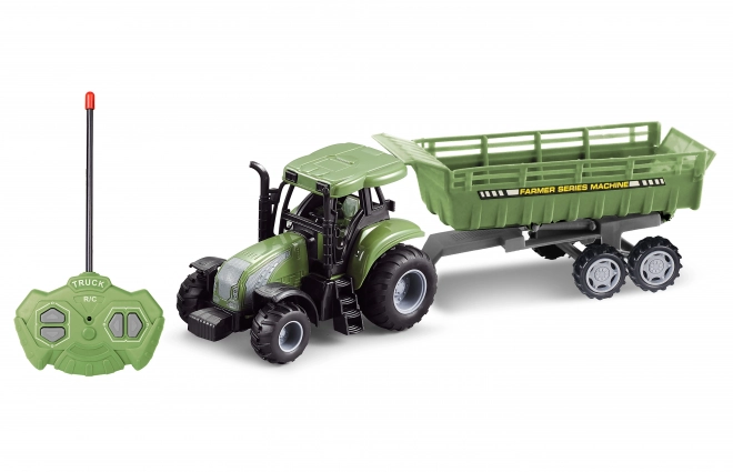 Tracteur avec remorque RC télécommandé 37 cm
