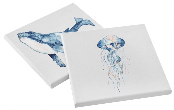 Toiles pour la peinture 20x20 cm - 2 pcs