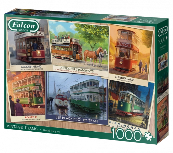 Puzzle tramways historiques 1000 pièces