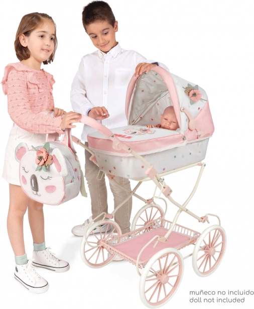 Poussette pliante pour poupées DeCuevas avec sac à dos Koala 81 cm