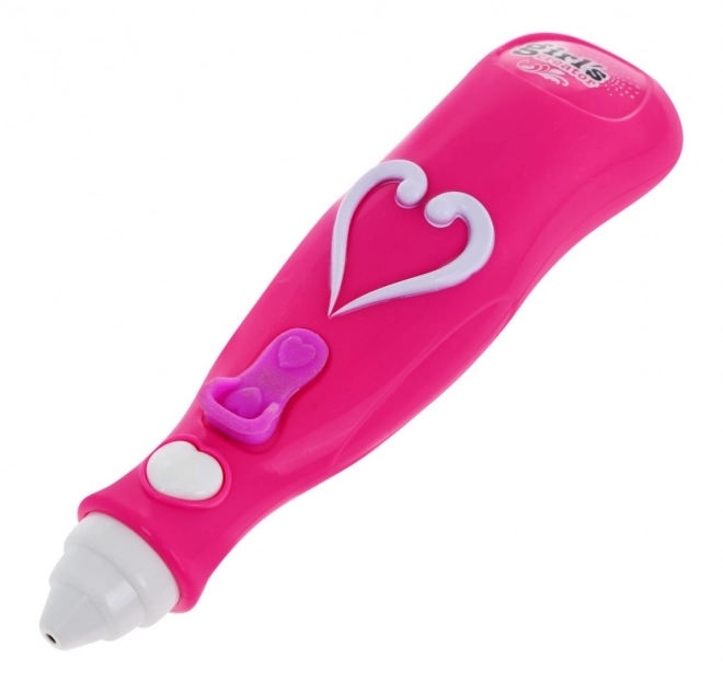Kit de manucure pour enfants 5+ Appareil à paillettes + sèche-cheveux + accessoires