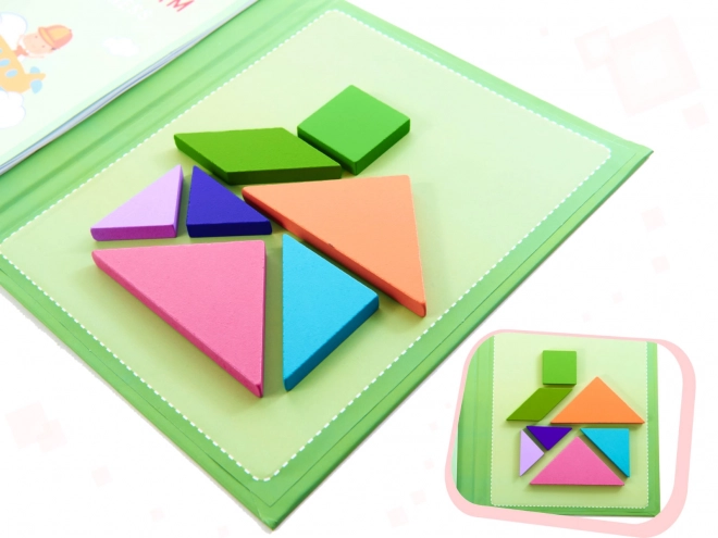 Puzzle magnétique 3D blocs tangram