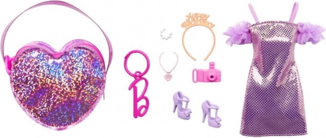 Barbie Ensemble mode premium robe rayée