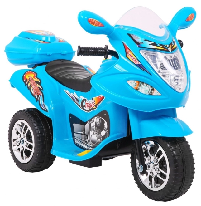 Tricycle BJX-088 moto électrique + sons + lumières – Bleu