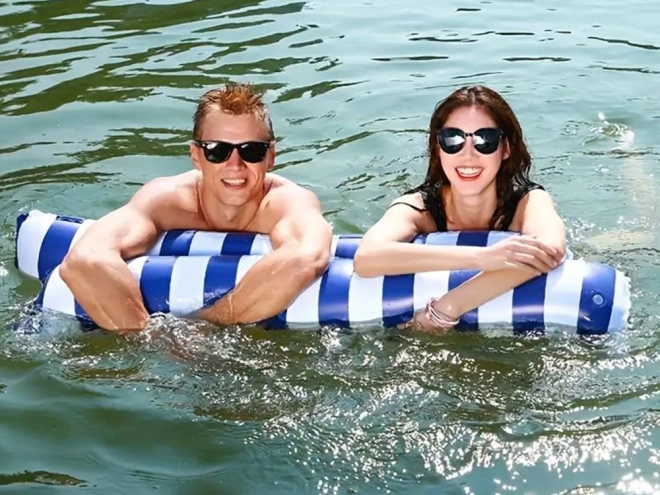Hamac aquatique gonflable pour piscine et plage