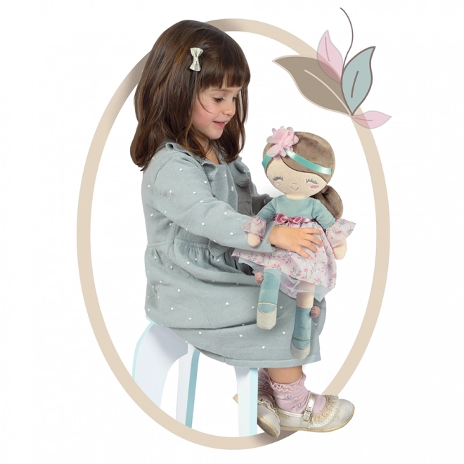 DeCuevas 20045 Poupée en Peluche PROVENZA - 36 cm avec berceau
