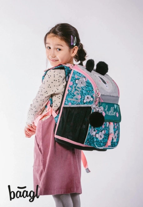 BAAGL SET 5 Zippy Baby Koala : cartable, trousse, sac, chemise, boîte