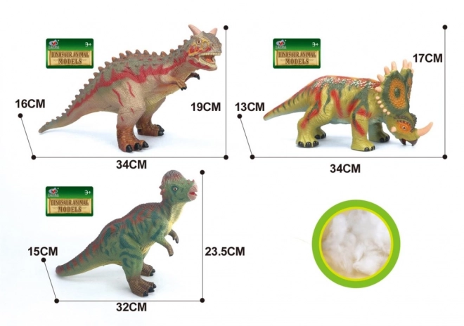 Dinosaure doux 34 cm