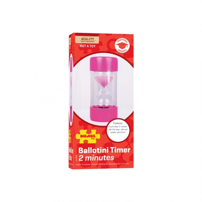 Bigjigs Toys Grand sablier 2 minutes