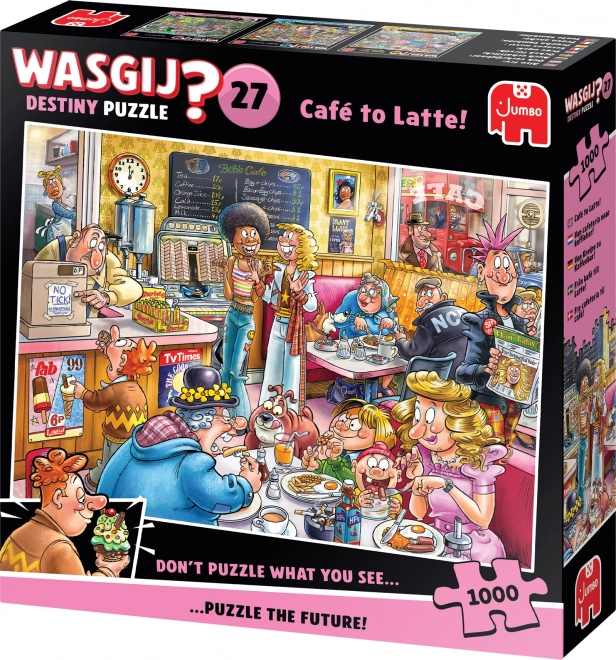Puzzle Wasgij Destiny 27: Café Latte 1000 pièces