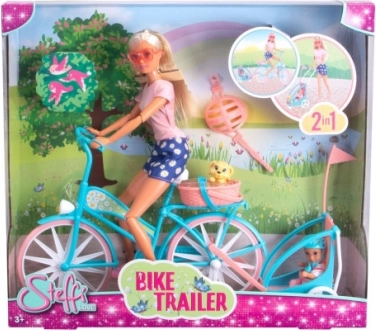 Poupée Steffi en excursion à vélo