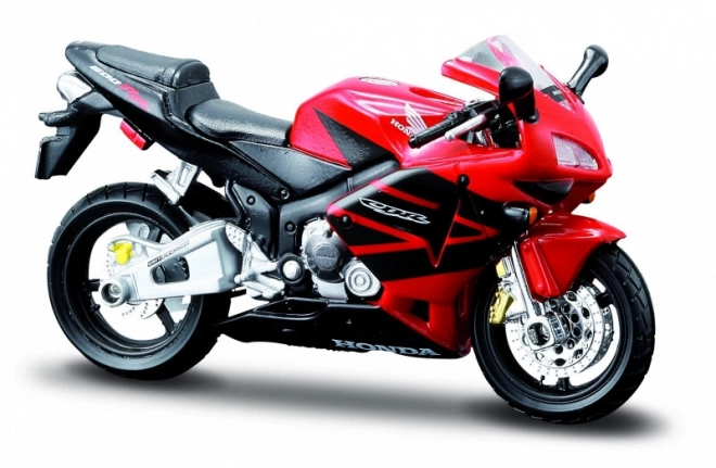 Modèle métallique de moto Honda CBR 600RR avec support 1/18